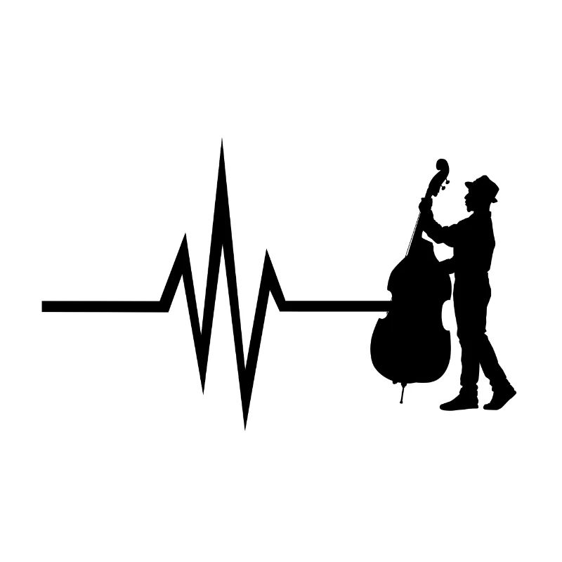 Mon cœur bat pour le double instrument basse basse