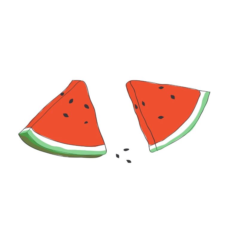 Tranches de melon d'eau