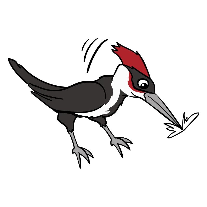 Oiseaux de pic mignon mignon cool