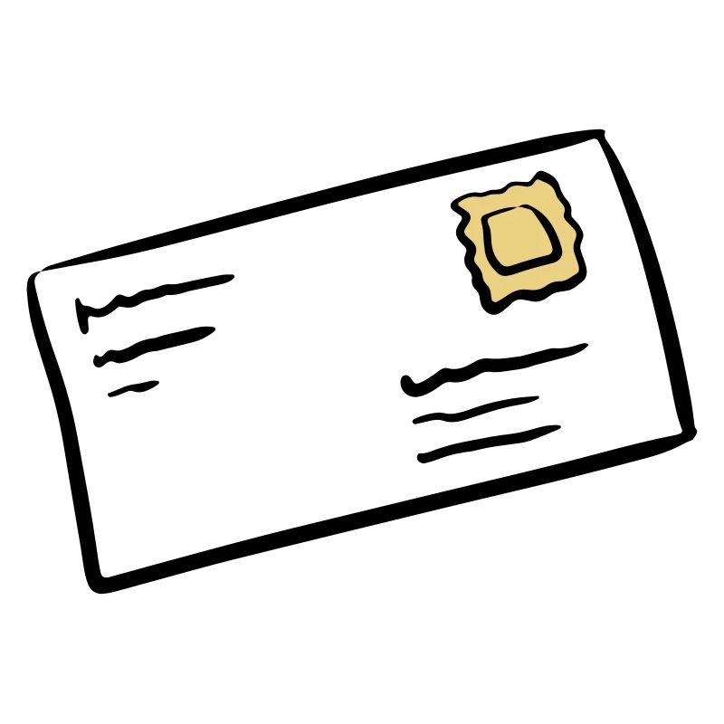 Brief Briefumschlag letter envelope Briefpost