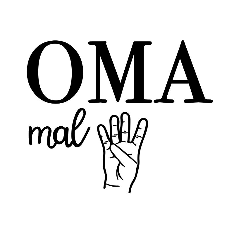 Oma Mal Vier Großmutter