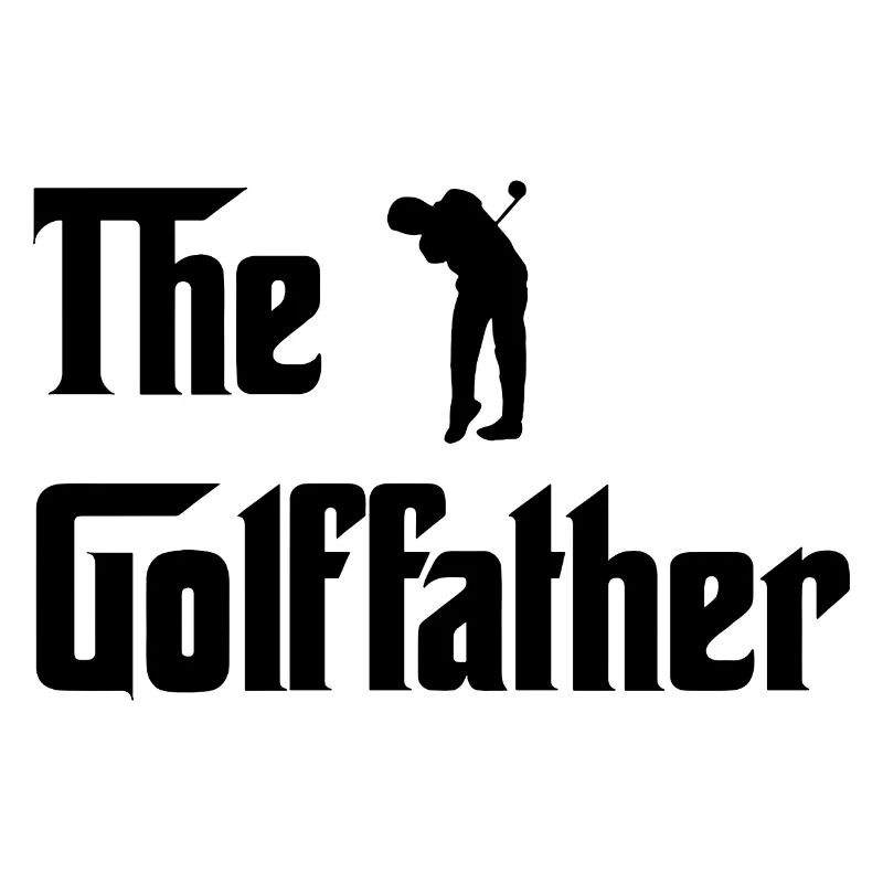 The Golffather Golfer Dad Golf Papa