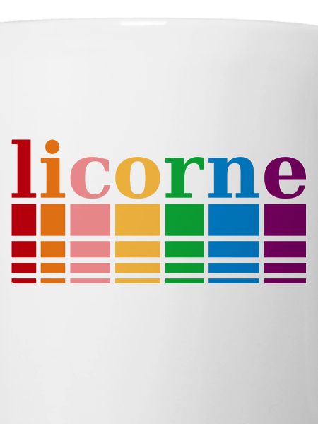Einhorn Regenbogenfarben