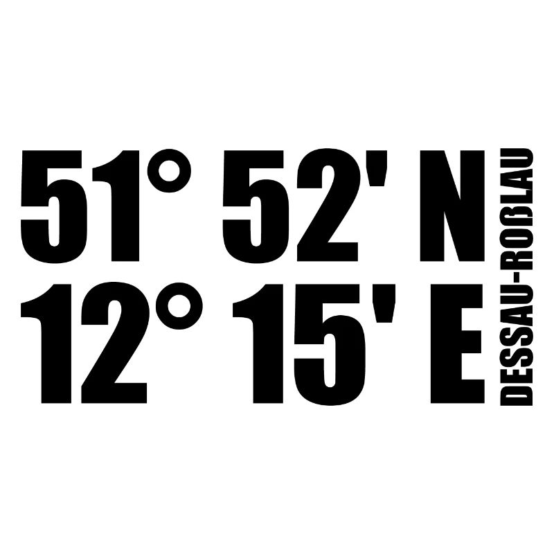 Dessau-Roßlau coordinates