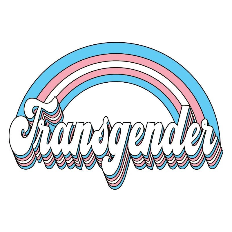 Transgender Trans Pride LGBTQ Queer CSD Rainbow