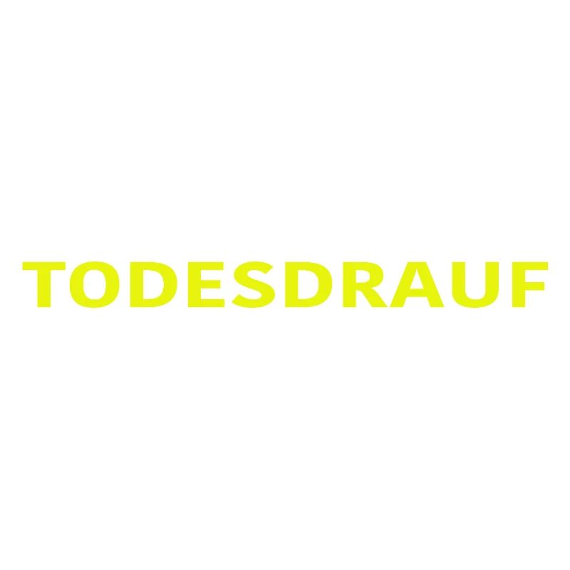 TODESDRAUF in Gelb von EMMEUNDAMPFE