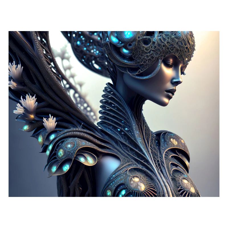 Femme fleur