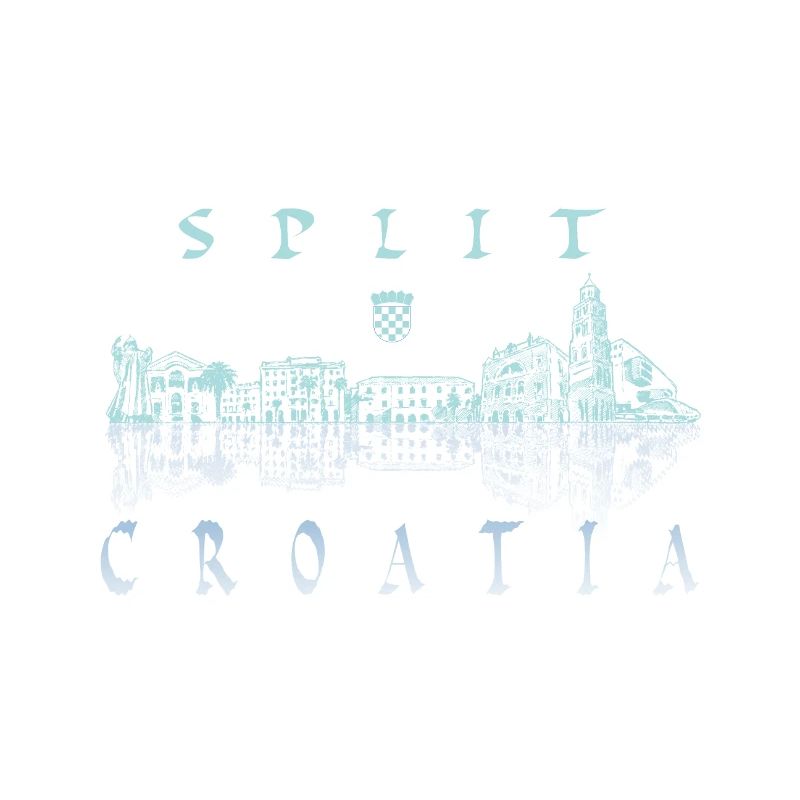 Split skyline city Croatia