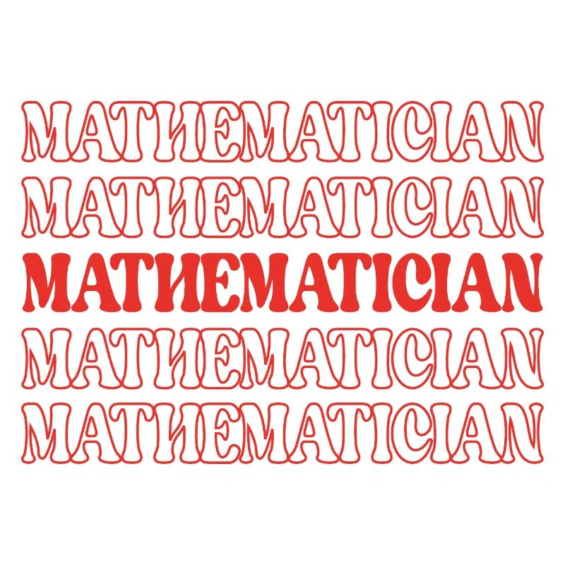 Mathematiker Mathe-Experte Mathe-Genie