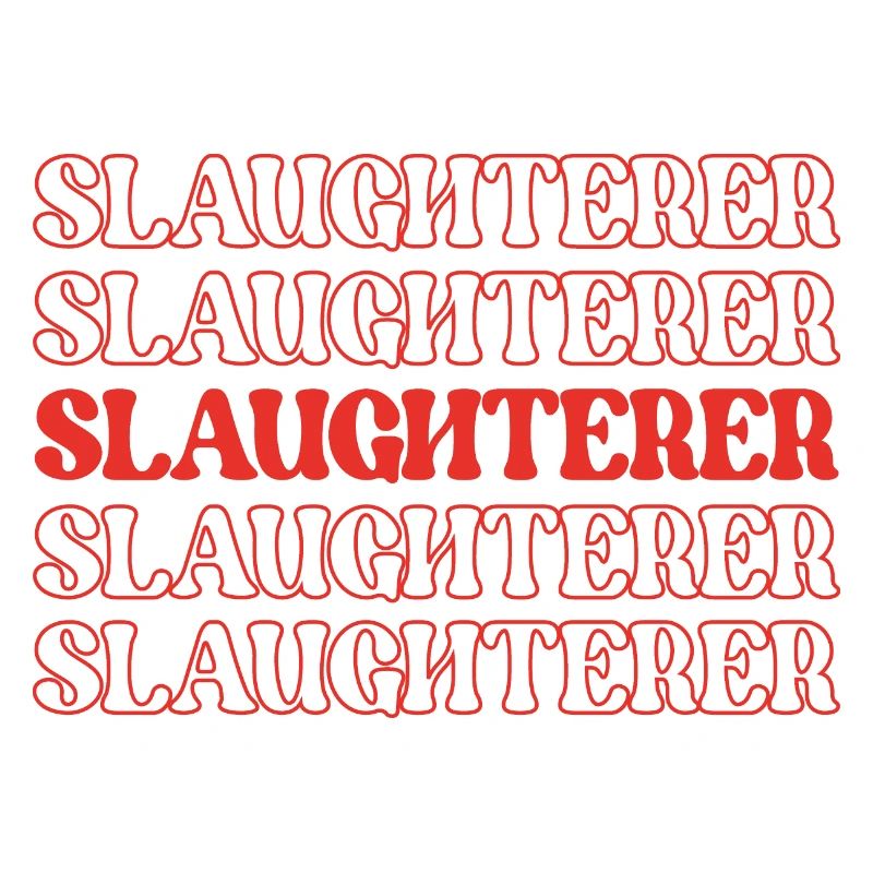 Schlachter Metzger Fleischschneider Fleischverarbeiter