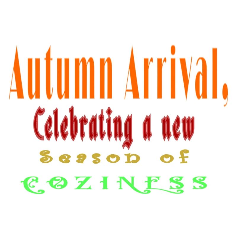 Vivid Autumn Leaves Pattern Tee