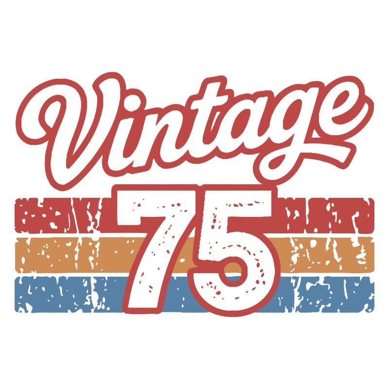 Vintage 75 Retro Design 70s
