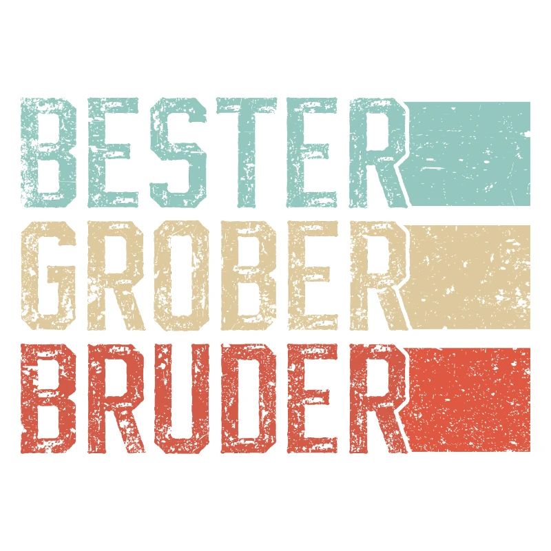 Bester Großer Bruder Retro