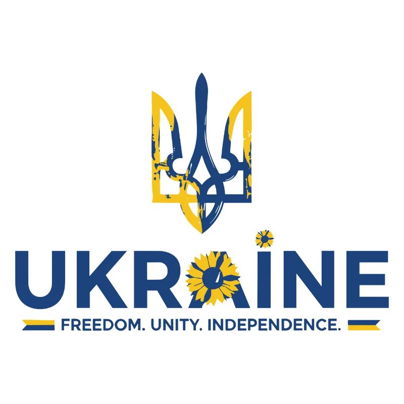 Trident Tournesol Drapeau de l’Ukraine