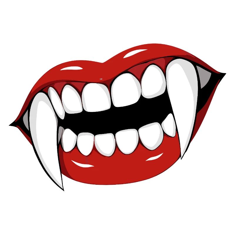 Vampire Lips Pop Art Halloween Party