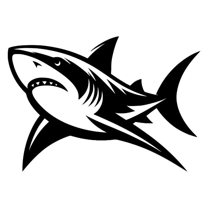 Smiling is hard with so many teeth shark joke