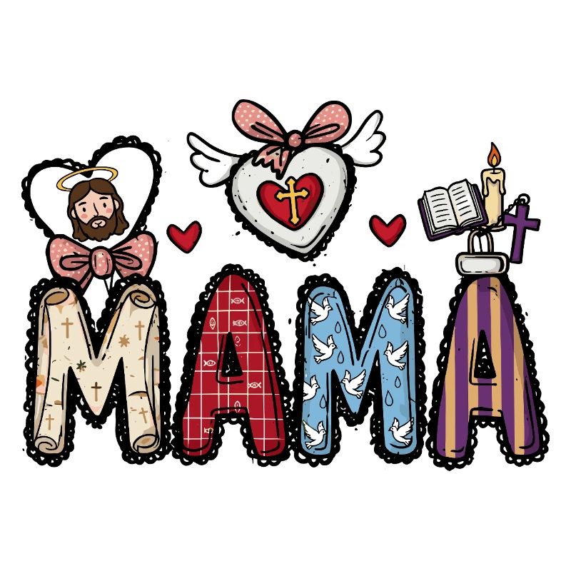 Glaubevolle Mama Herzkunst