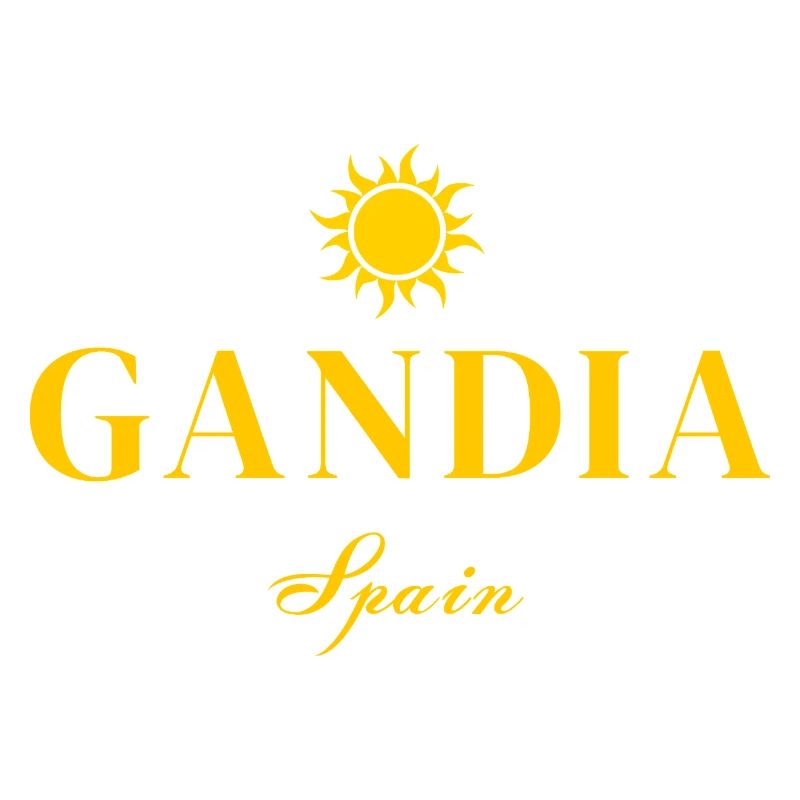 Gandia Spain Sun Emblem Tee