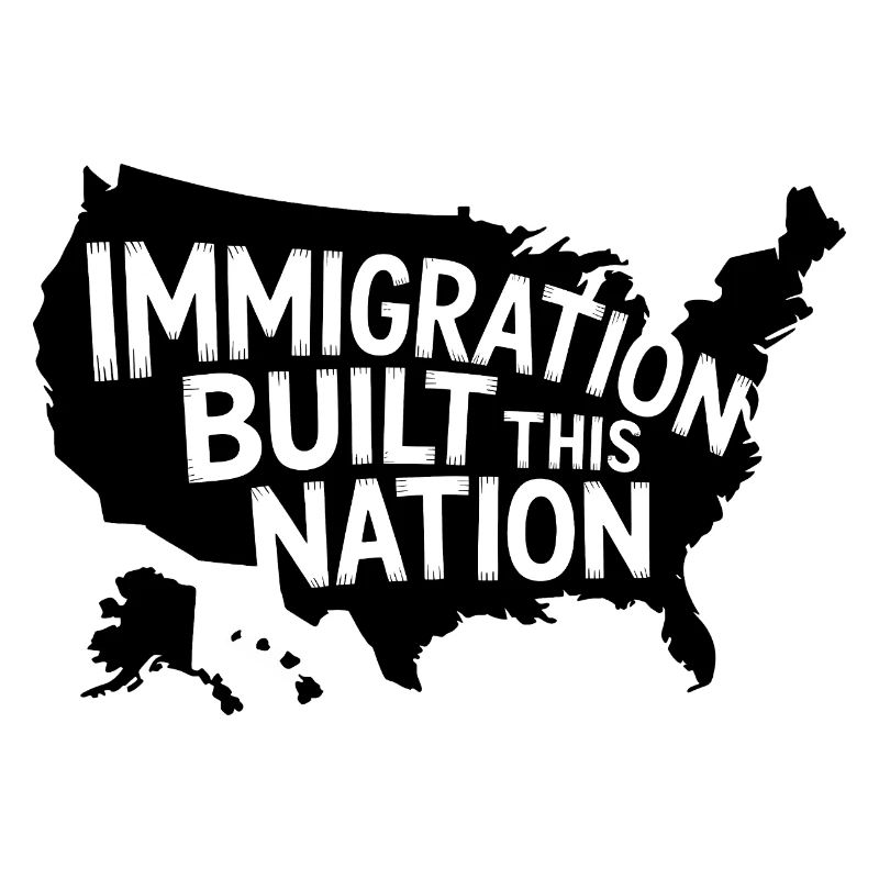 Immigration built this Nation - Antifascist Tee