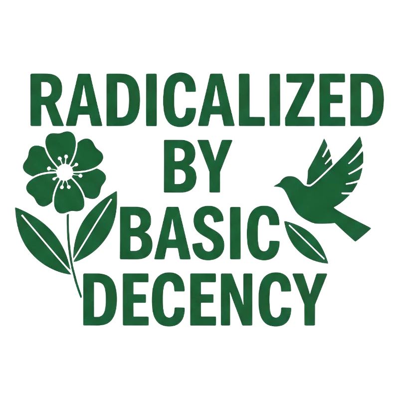 Chemise de la décence de base des valeurs progressistes