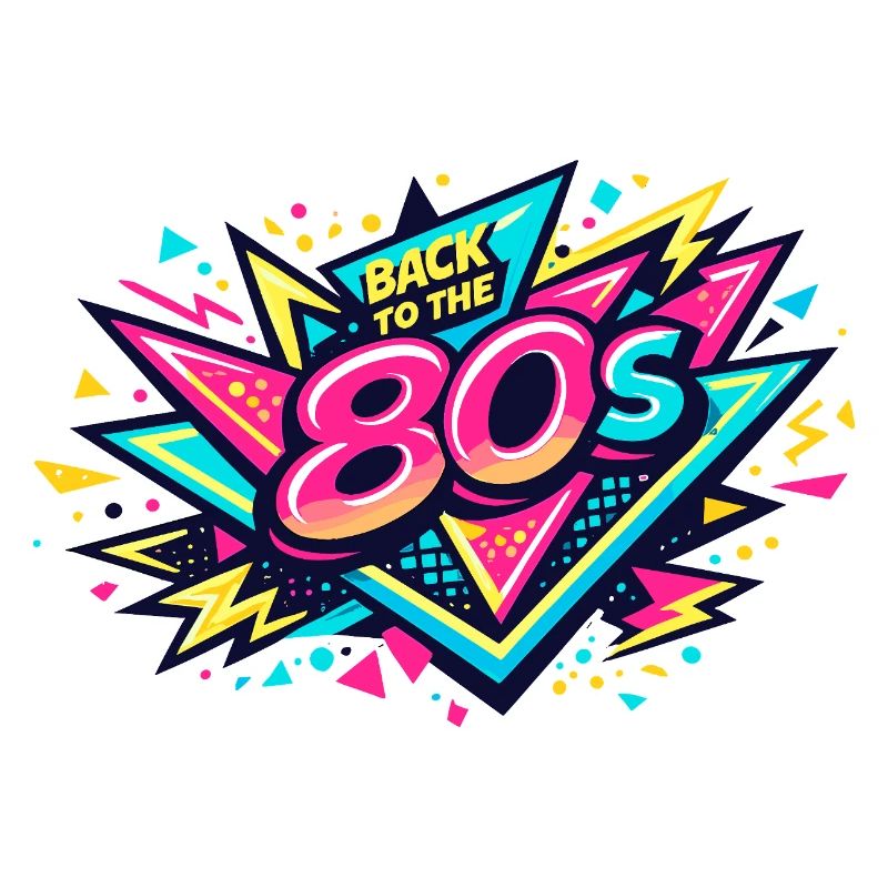 Back to the 80s Neon Burst