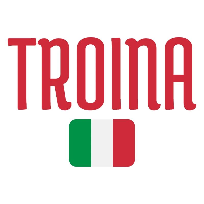 Drapeau italien de Trona