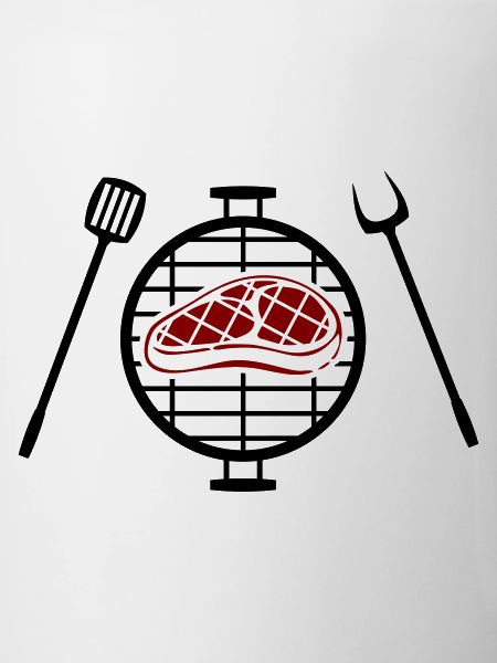 Red steak pattern print