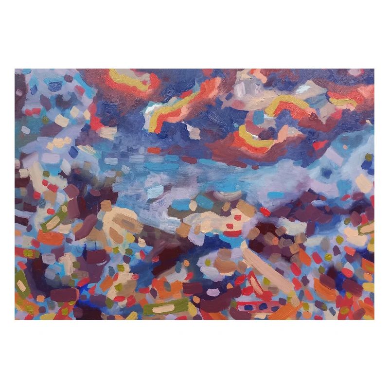 Bunte Mosaikabstraktion