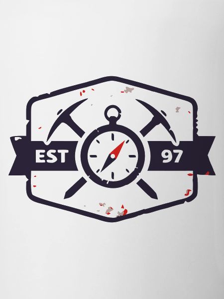 Mountain Rescuer Compass Coat of Arms
