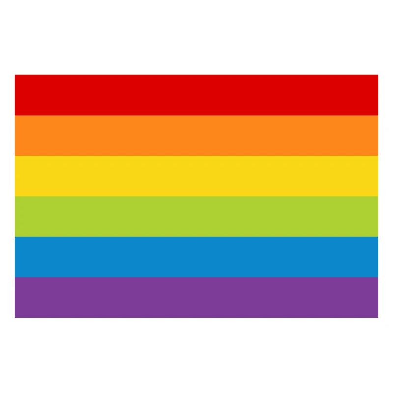 Affiche arc-en-drapeau drapeau LGBT arc-en-ciel