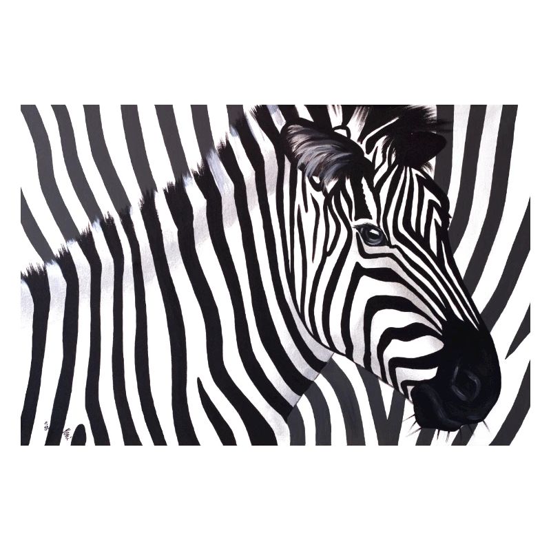 Poster Zebra 90x60 quer