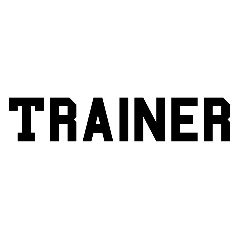 Trainer Schriftzug