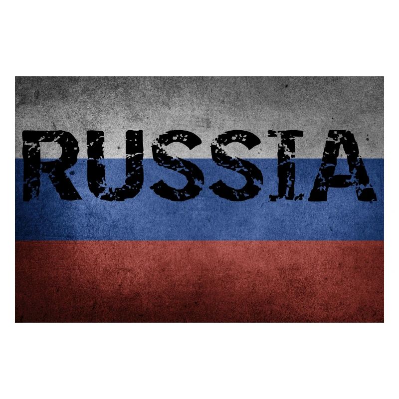 RUSSIAN FLAG DRAPEAU RUSSE