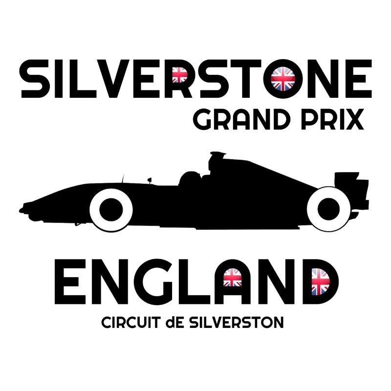 Silverstone, , Angleterre, drapeau britannique