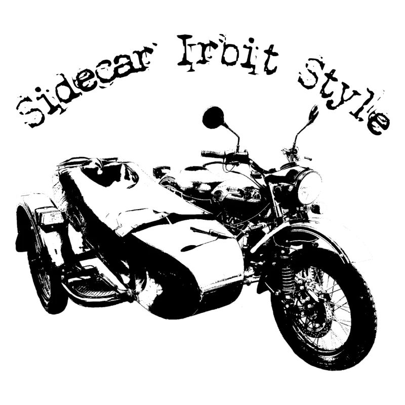 Sidecar Irbit Style schwarz/transparent