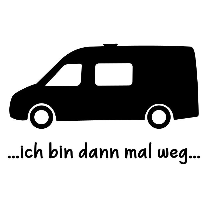 Sprinter Van Life Bus schwarzer Schriftzug