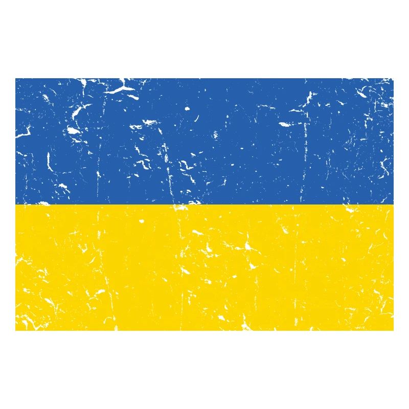 Ukraine Flag Distressed