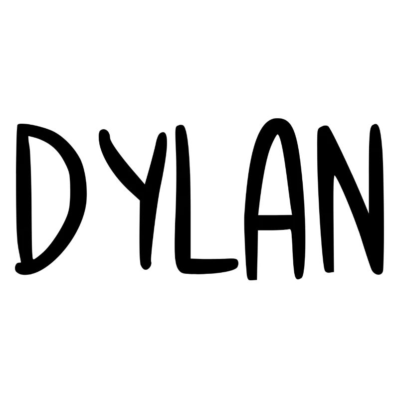 Dylan Custom Name Schriftart Text Geburtstag
