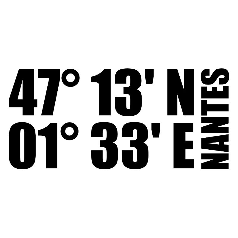 Coordonnées de Nantes