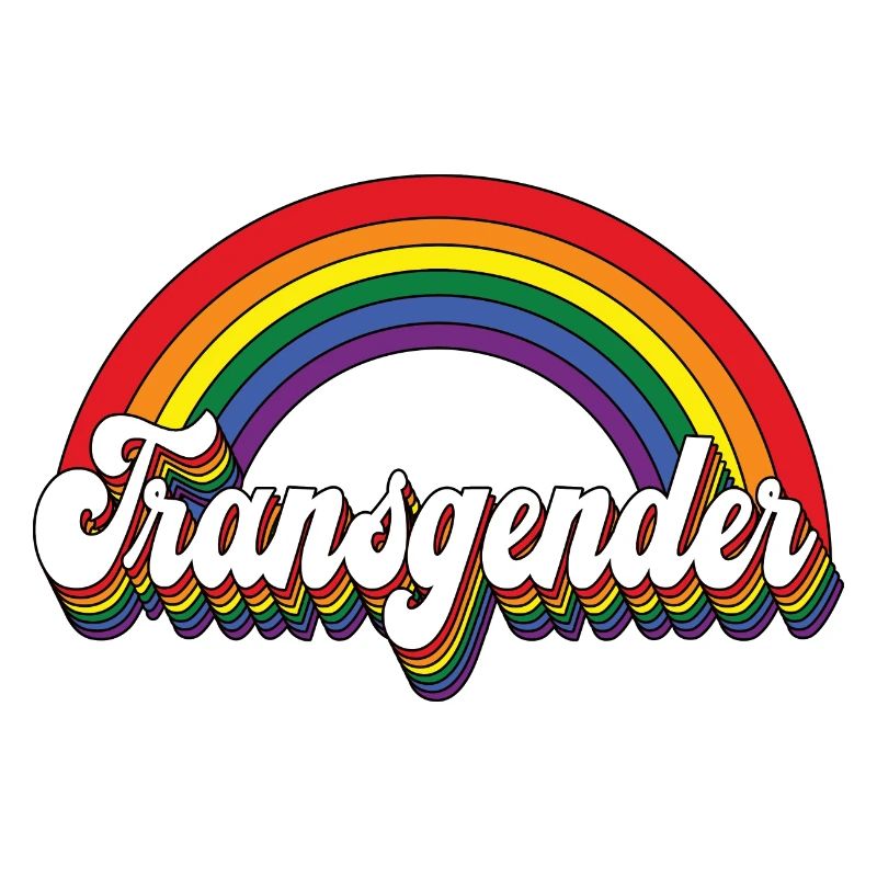 Transgender Trans Pride LGBTQ Queer CSD Rainbow