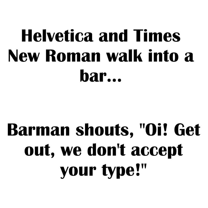 Font Pun