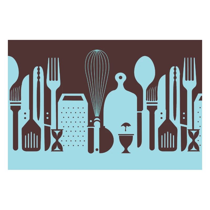 Kitchen with kitchen utensils