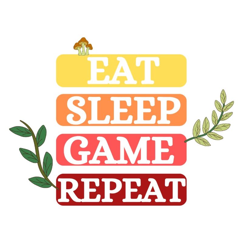 Manger / Dormir / Jouer / Répéter