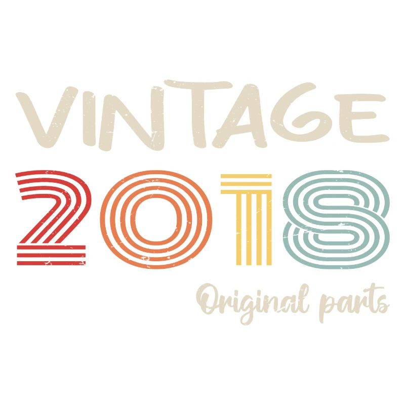 Original 2018 Vintage | Geburtstagsgeschenk 2018