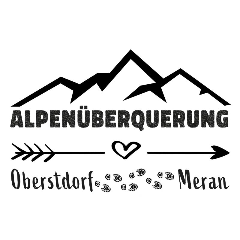 Alpenüberquerung E5 Oberstdorf Meran Wandern Berge