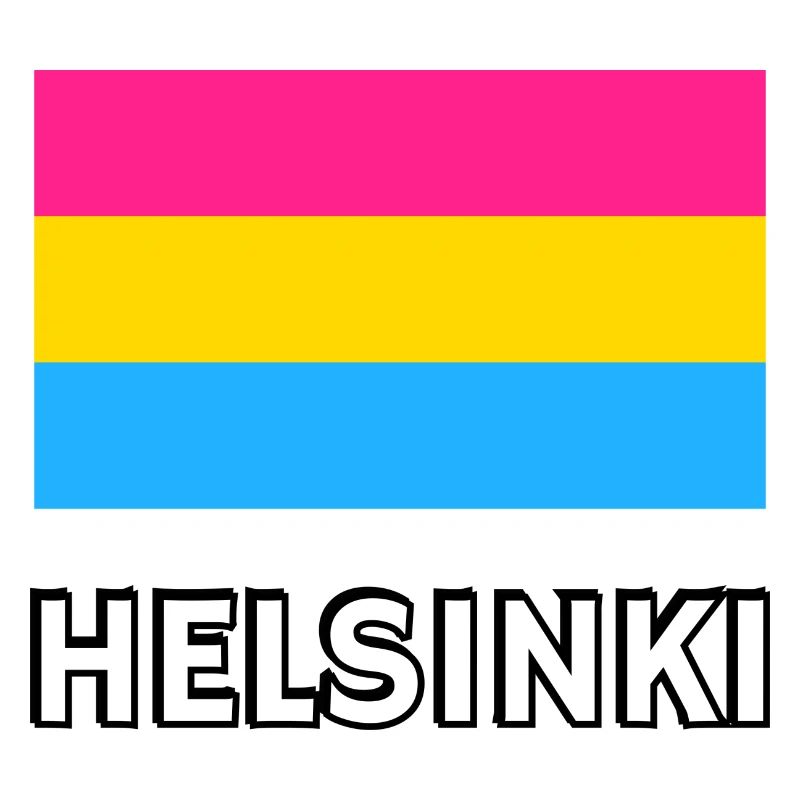 Pan Pride Drapeau Helsinki