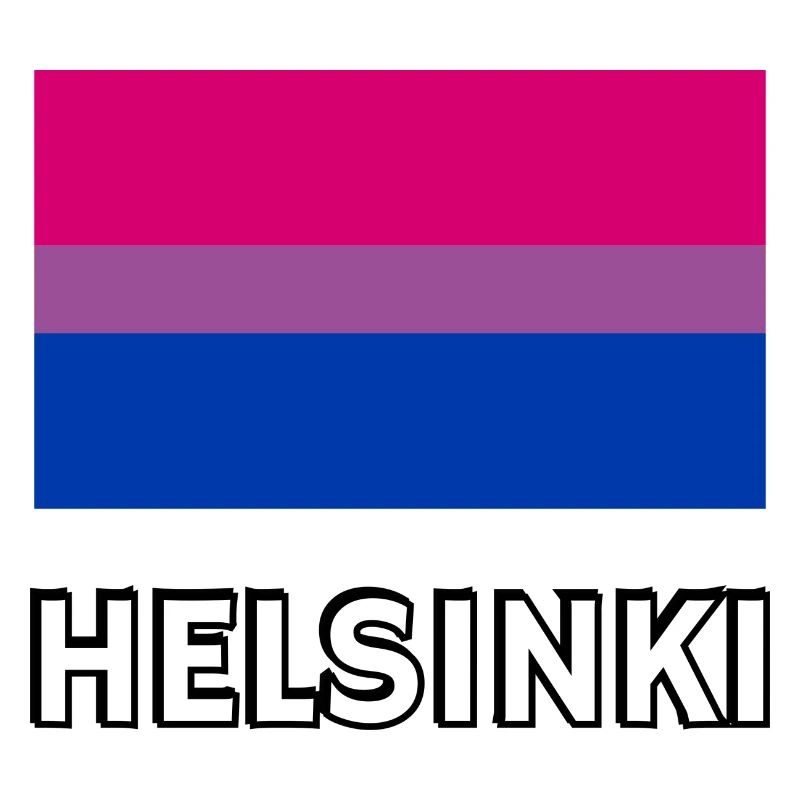 Drapeau de la Bi Pride Helsinki