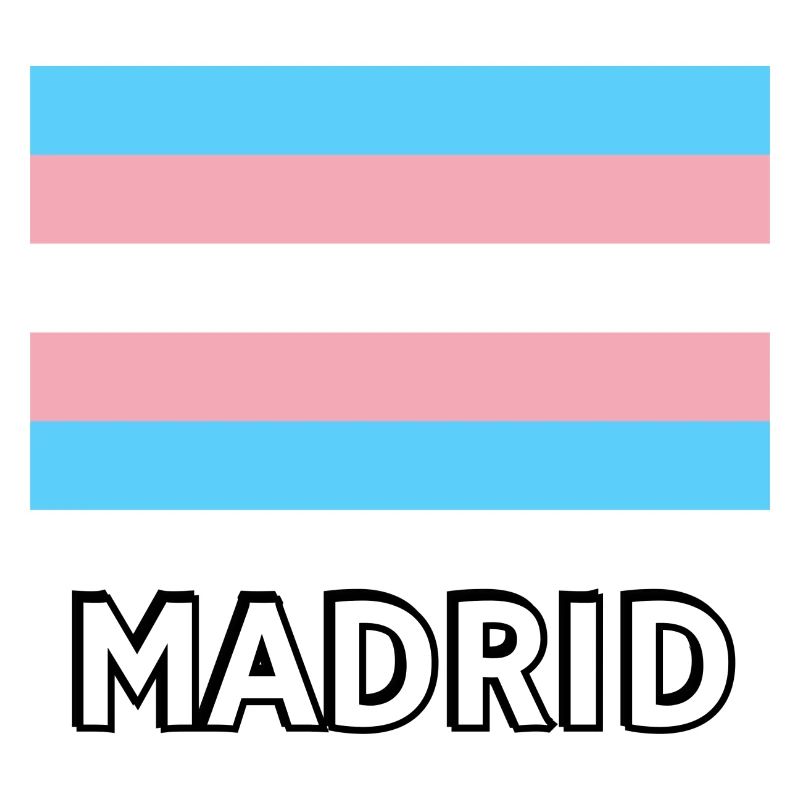 Drapeau de la Trans Pride Madrid