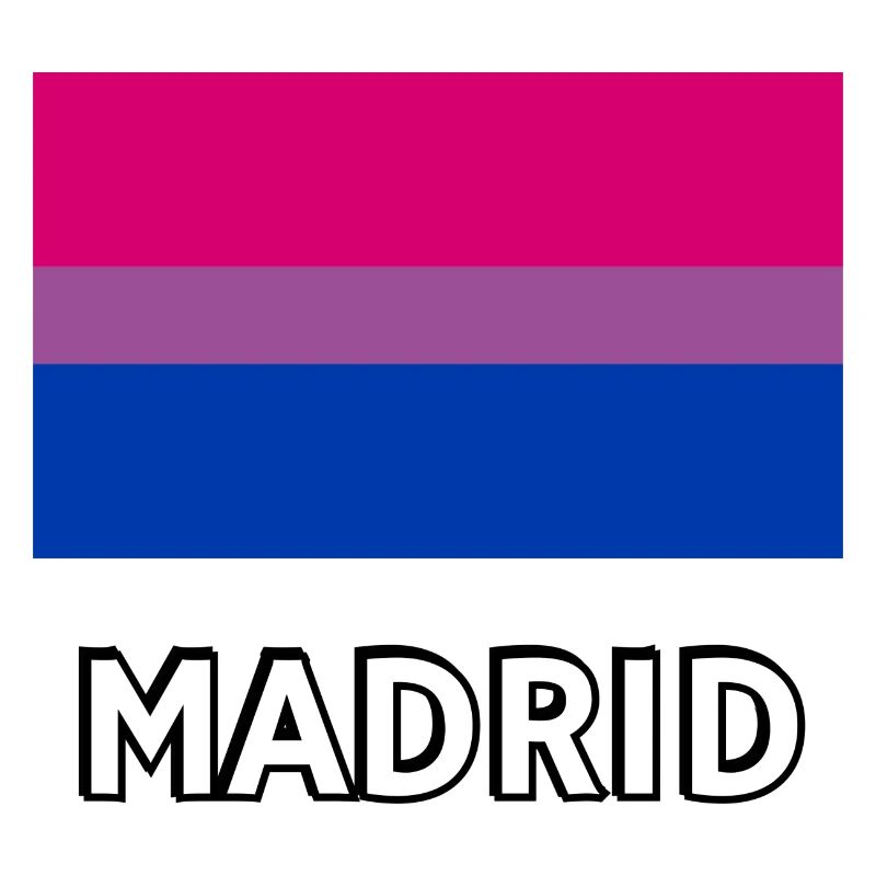 Bi Pride Flag Madrid