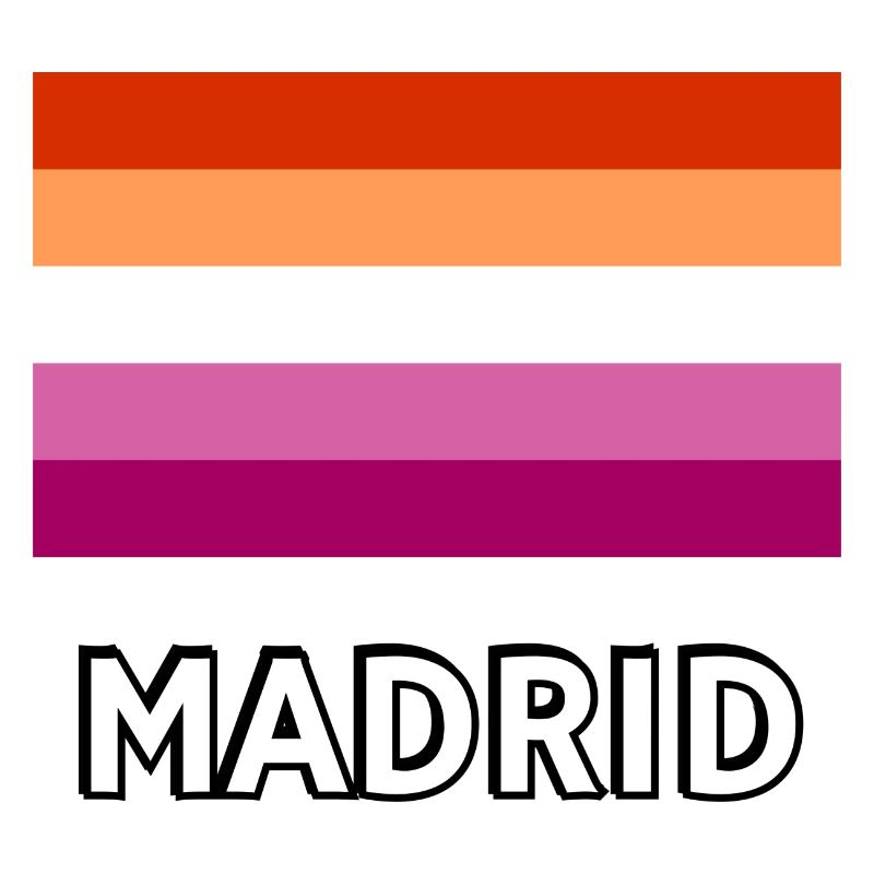 Lesbian Pride Flag Madrid
